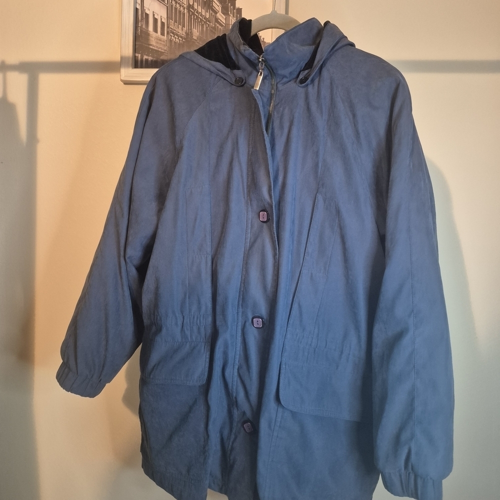 Mulberry Vintage 80's Black and Blue Label Jacket
